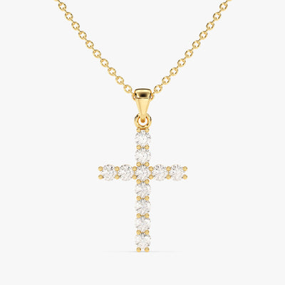 Cross Pendant (0.22 CT)