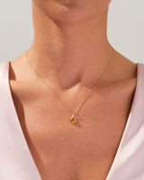 Infinity Solitaire Birthstone Necklace