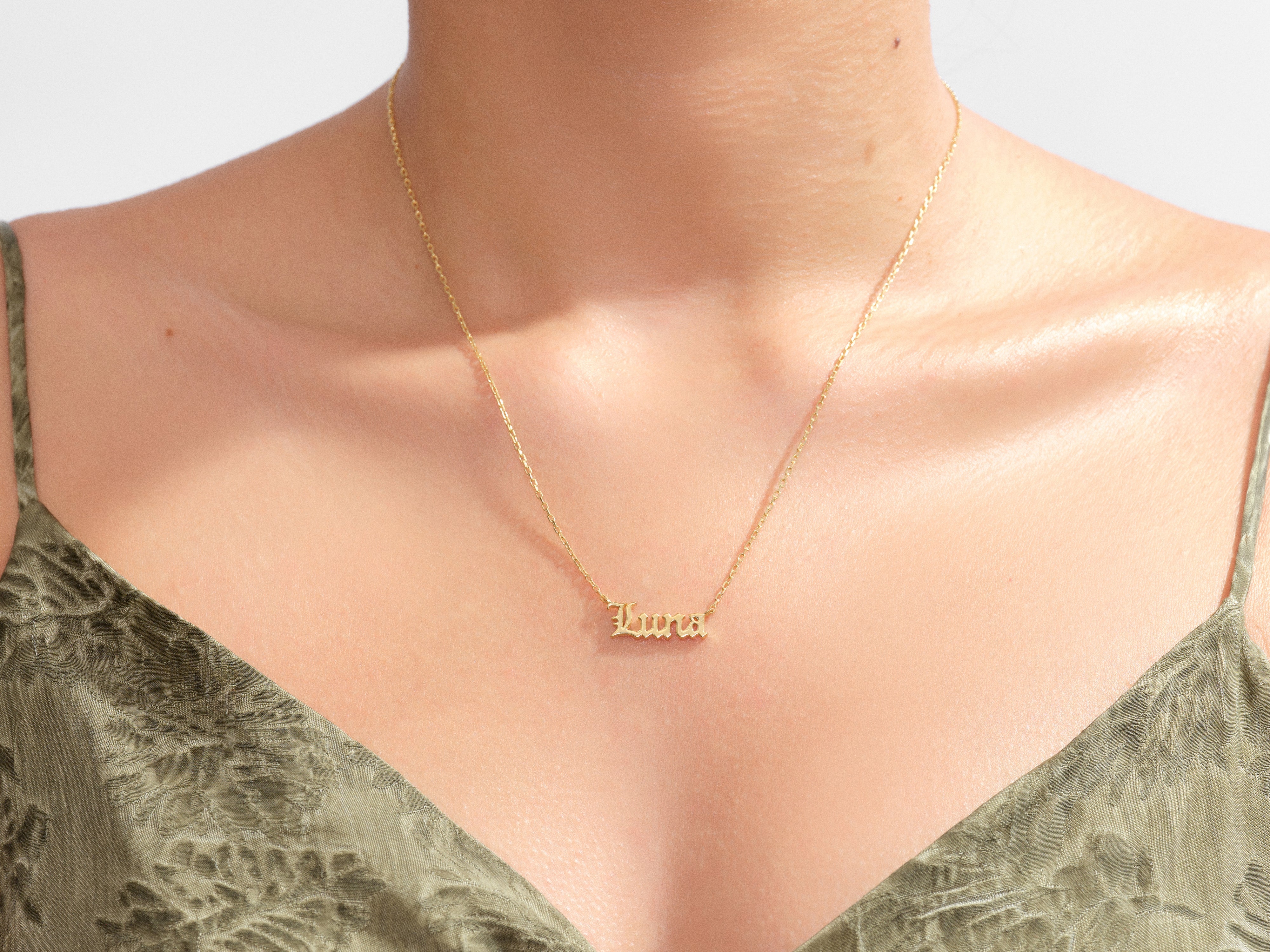 Personalized Rolo Name Necklace