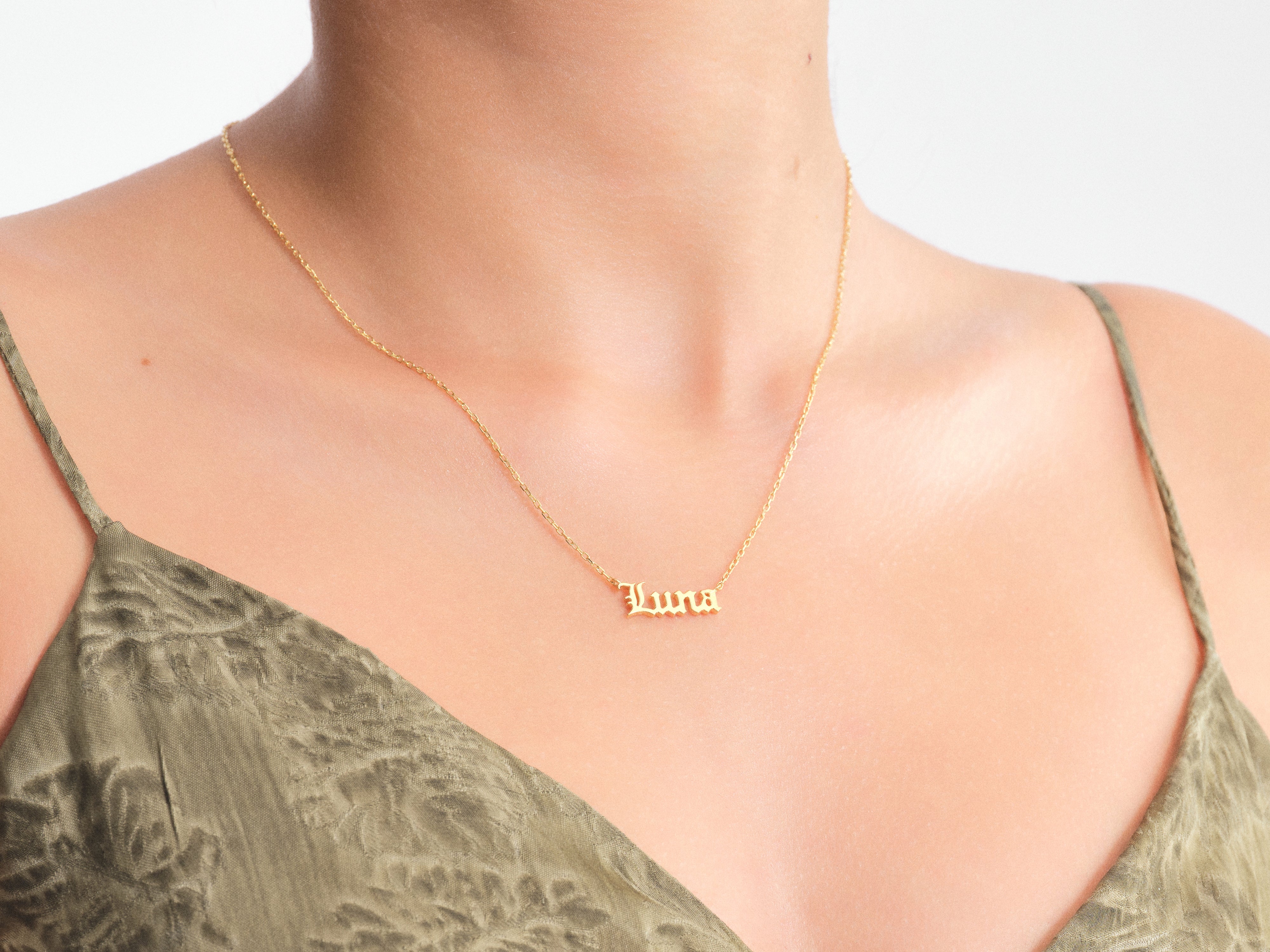 Personalized Rolo Name Necklace
