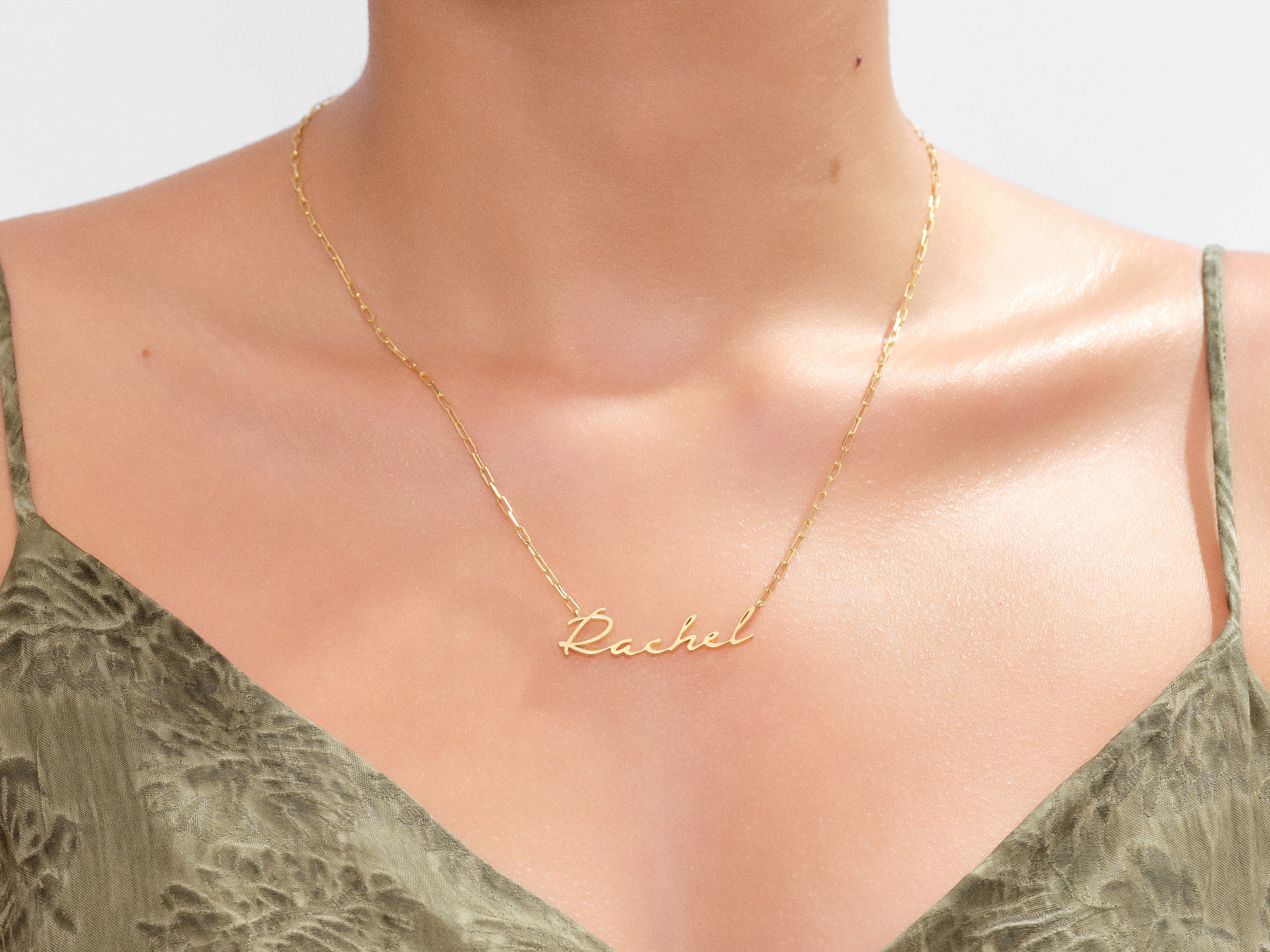 Personalized Rolo Name Necklace