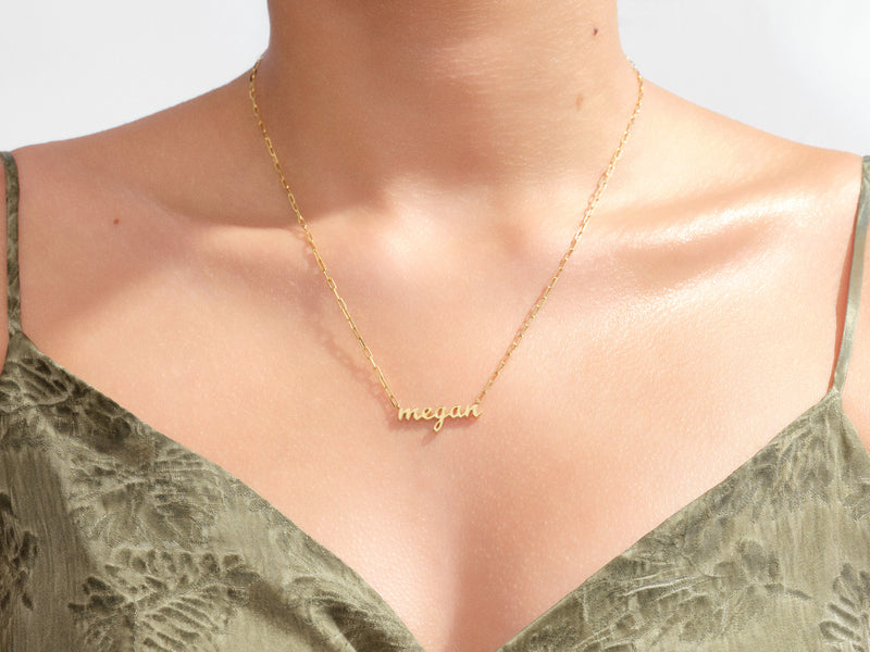 Personalized Rolo Name Necklace