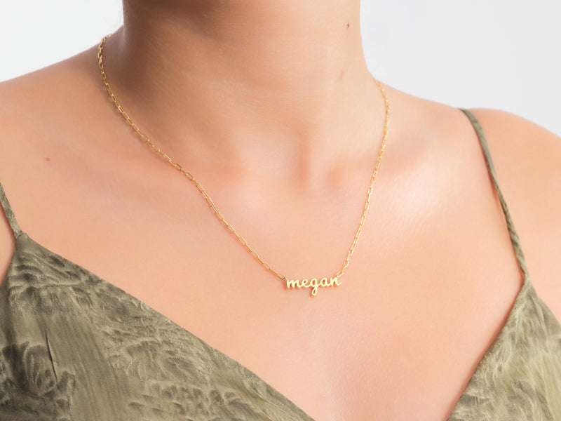 Personalized Rolo Name Necklace