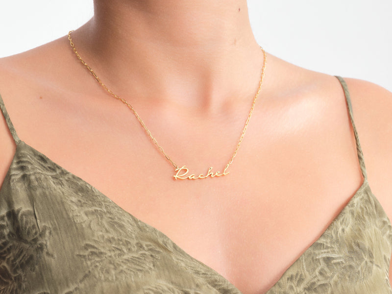 Personalized Rolo Name Necklace
