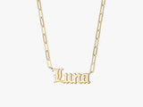 Personalized Paperclip Name Necklace
