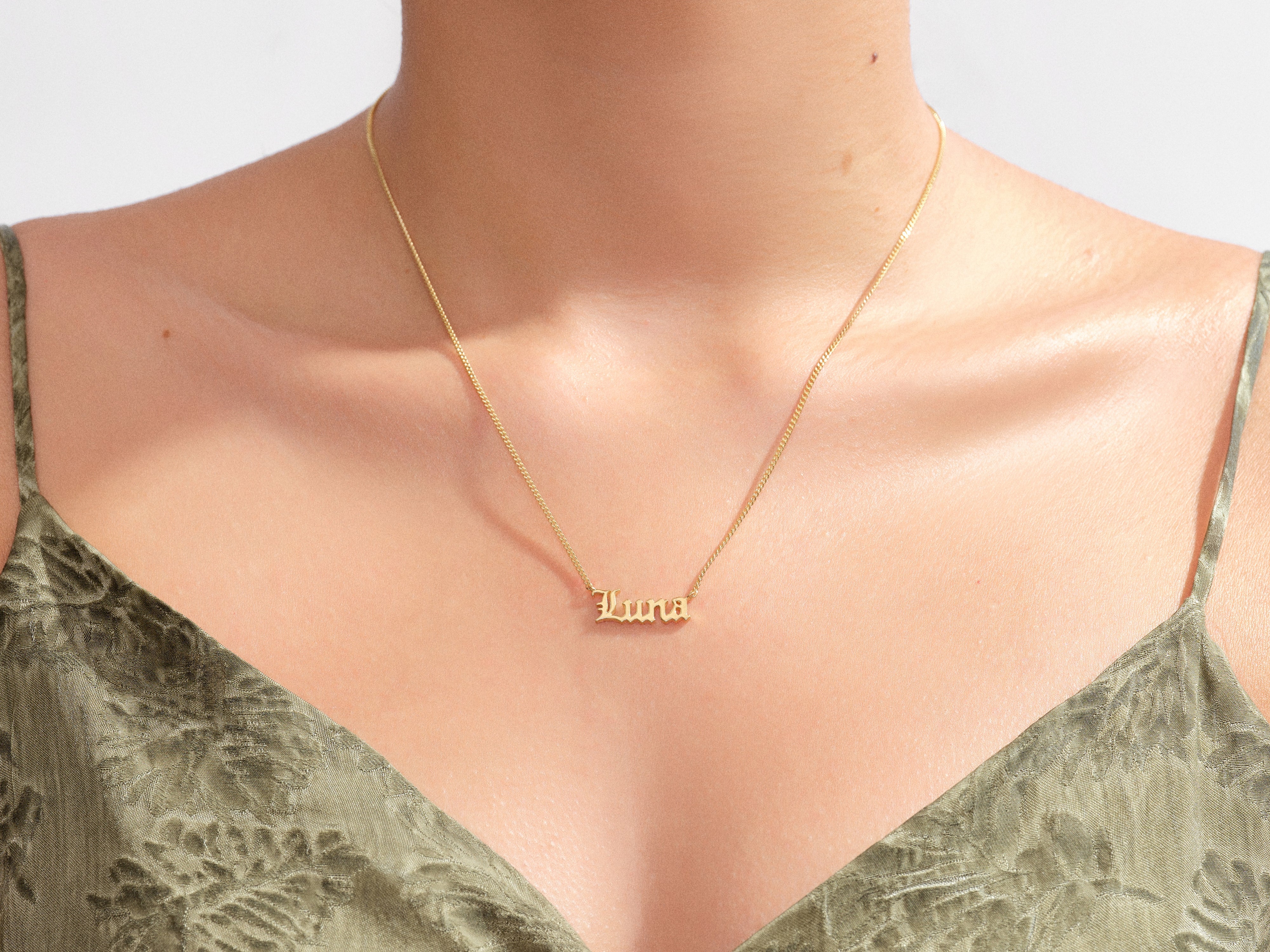 Personalized Rolo Name Necklace