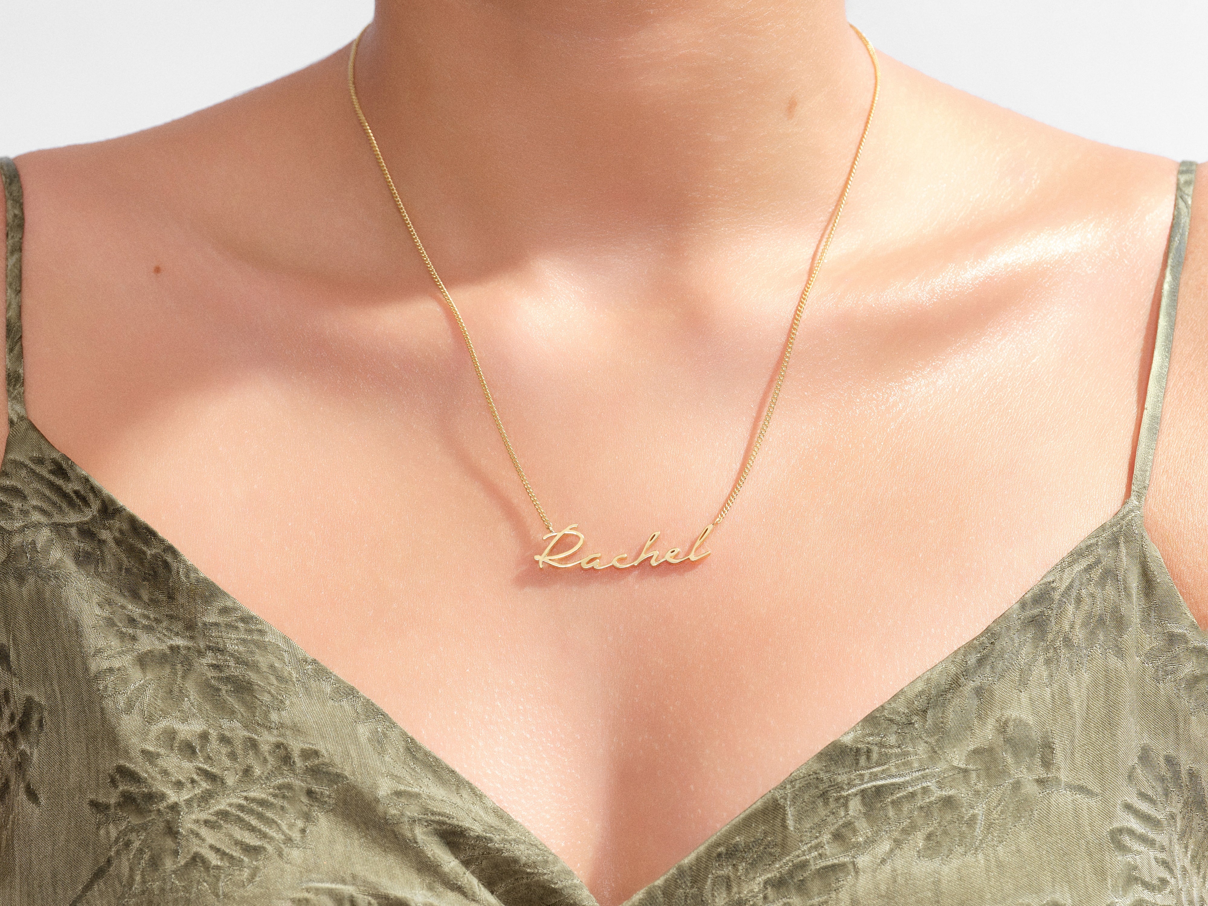 Personalized Rolo Name Necklace