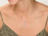 Cursive Vertical Name Necklace