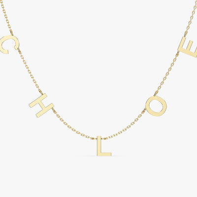 Letter Name Necklace
