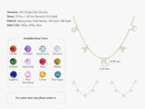 Name Necklace With Birthstone