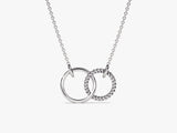 Eternity Circle Charm Necklace