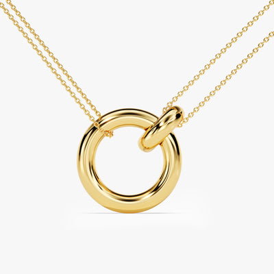 Interlocking Circles Necklace