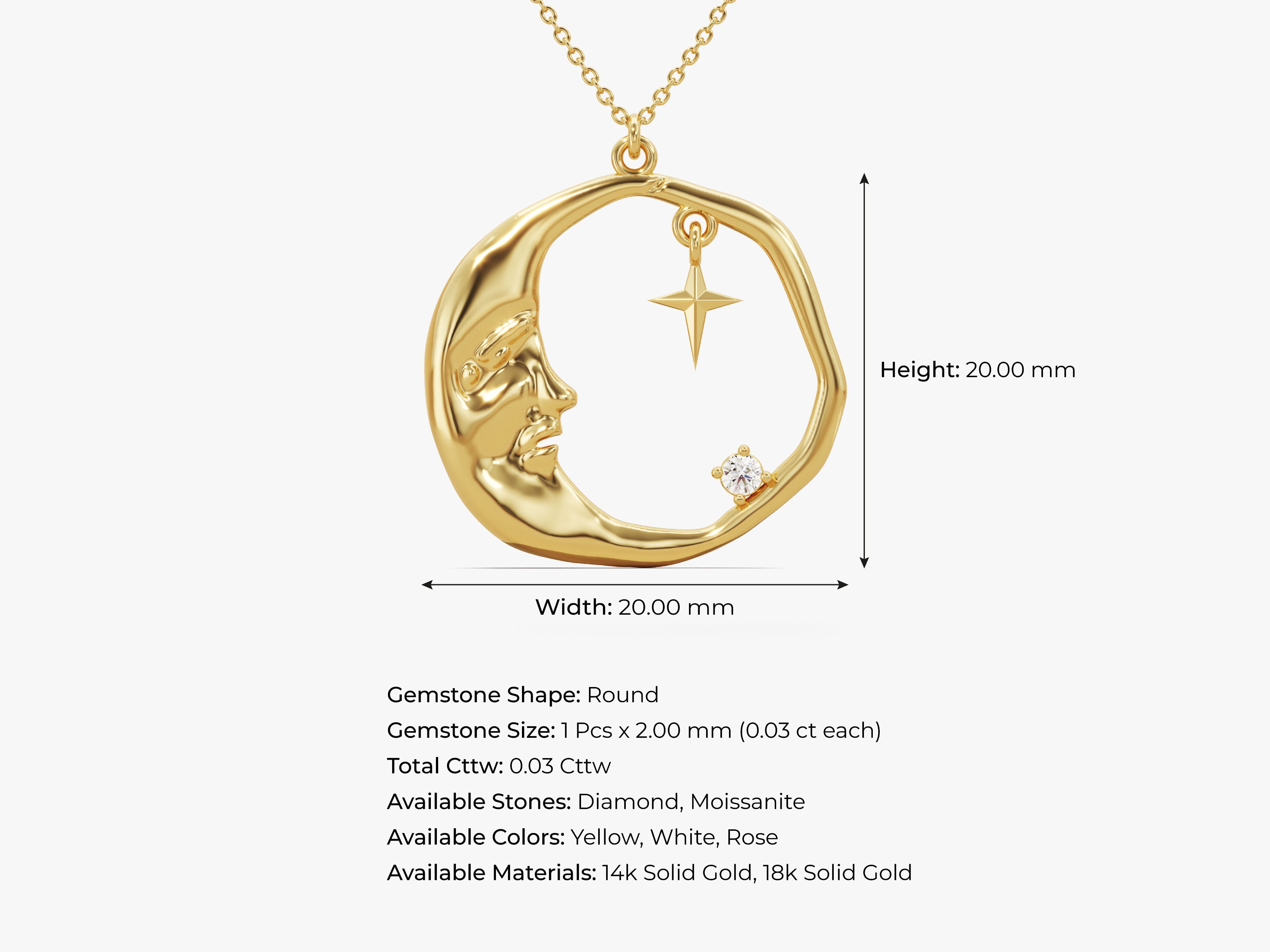 Crescent Moon Necklace