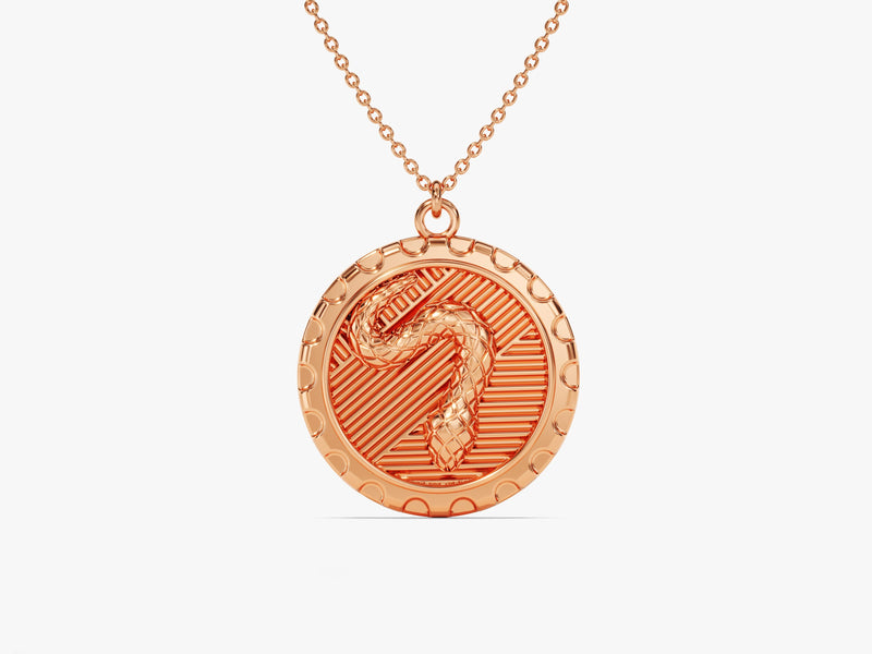 Snake Coin Necklace