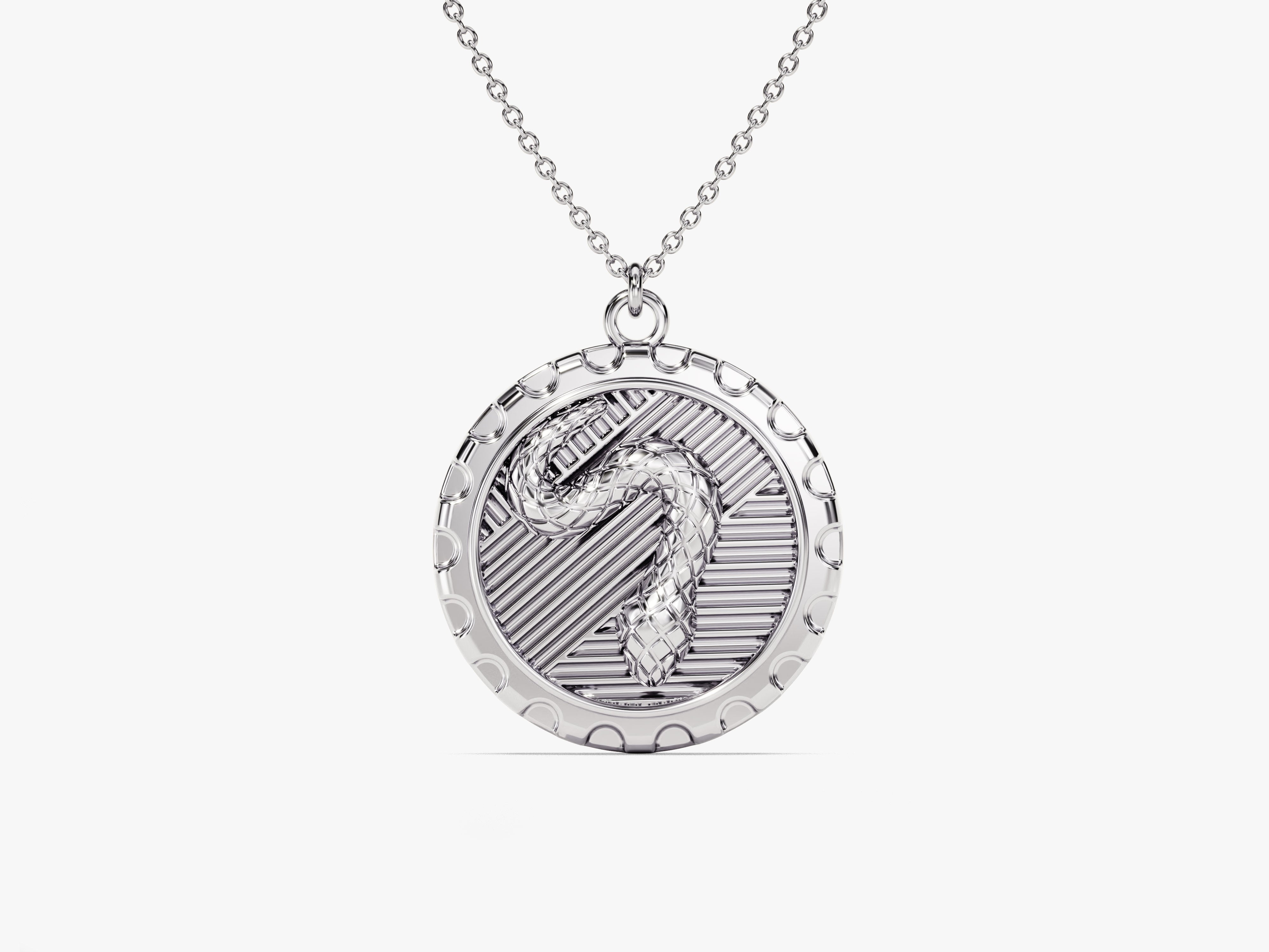 Snake Coin Necklace