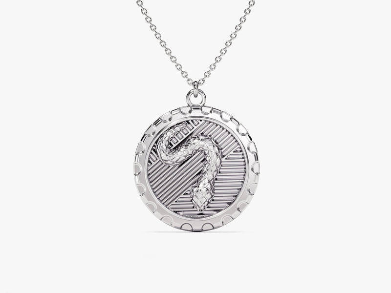 Snake Coin Necklace