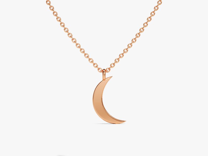 Mini Crescent Moon Necklace