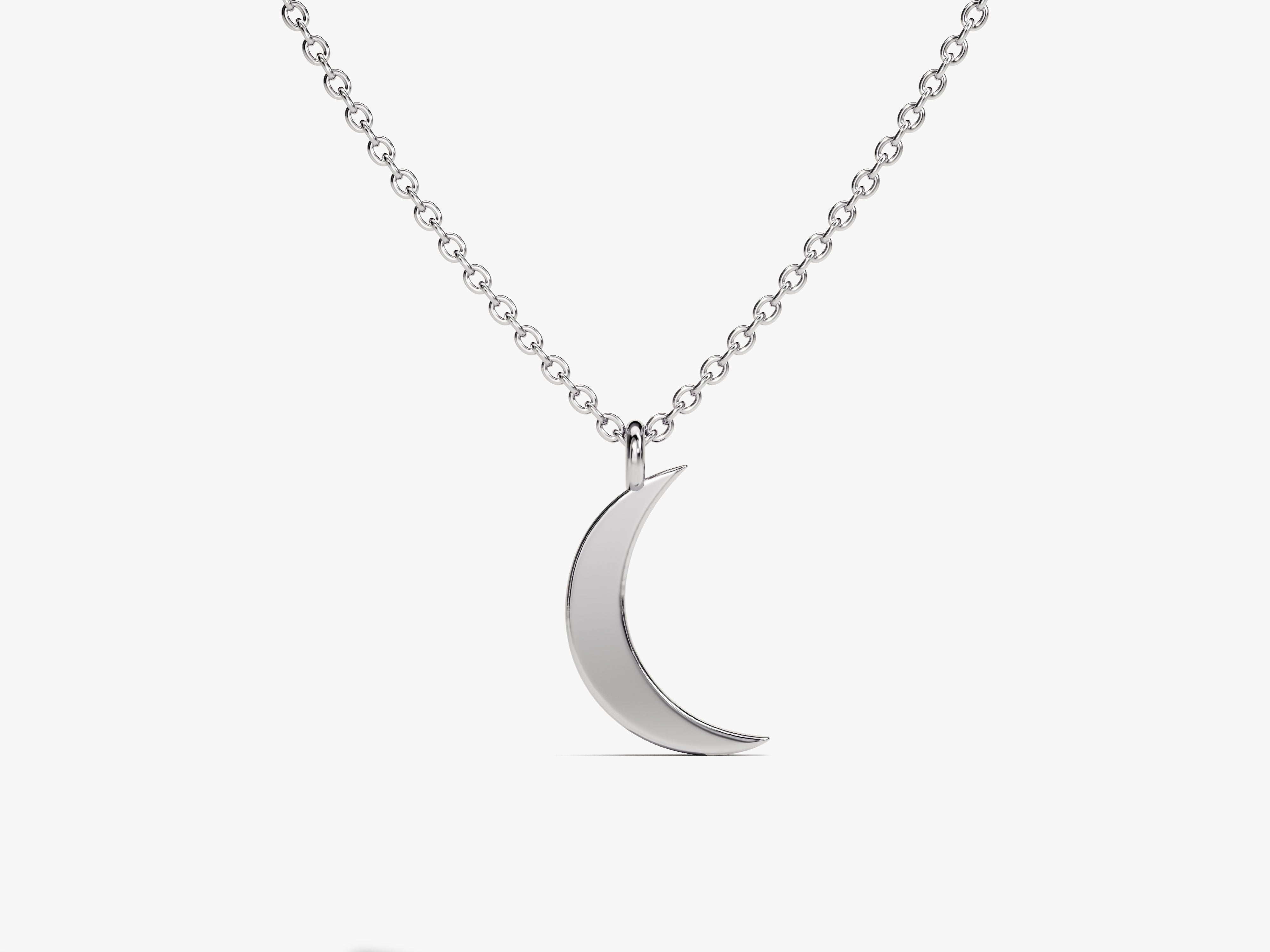 Mini Crescent Moon Necklace