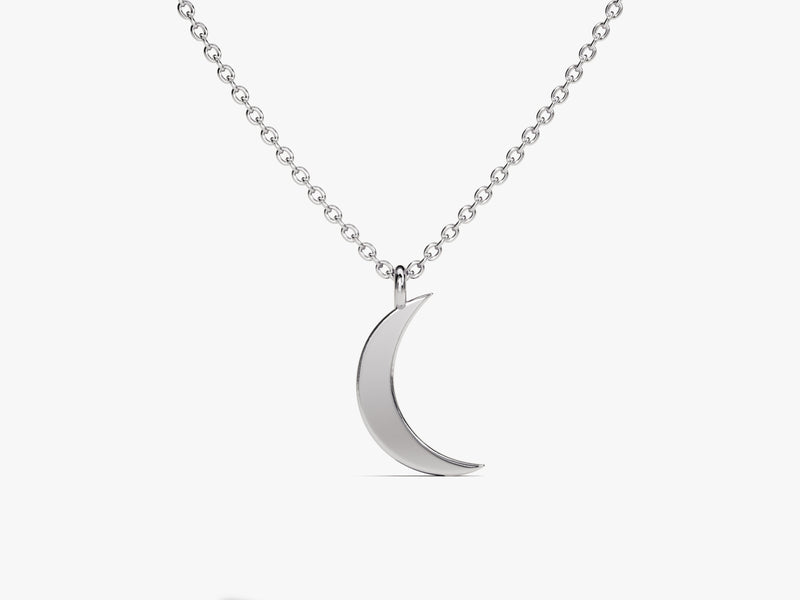 Mini Crescent Moon Necklace