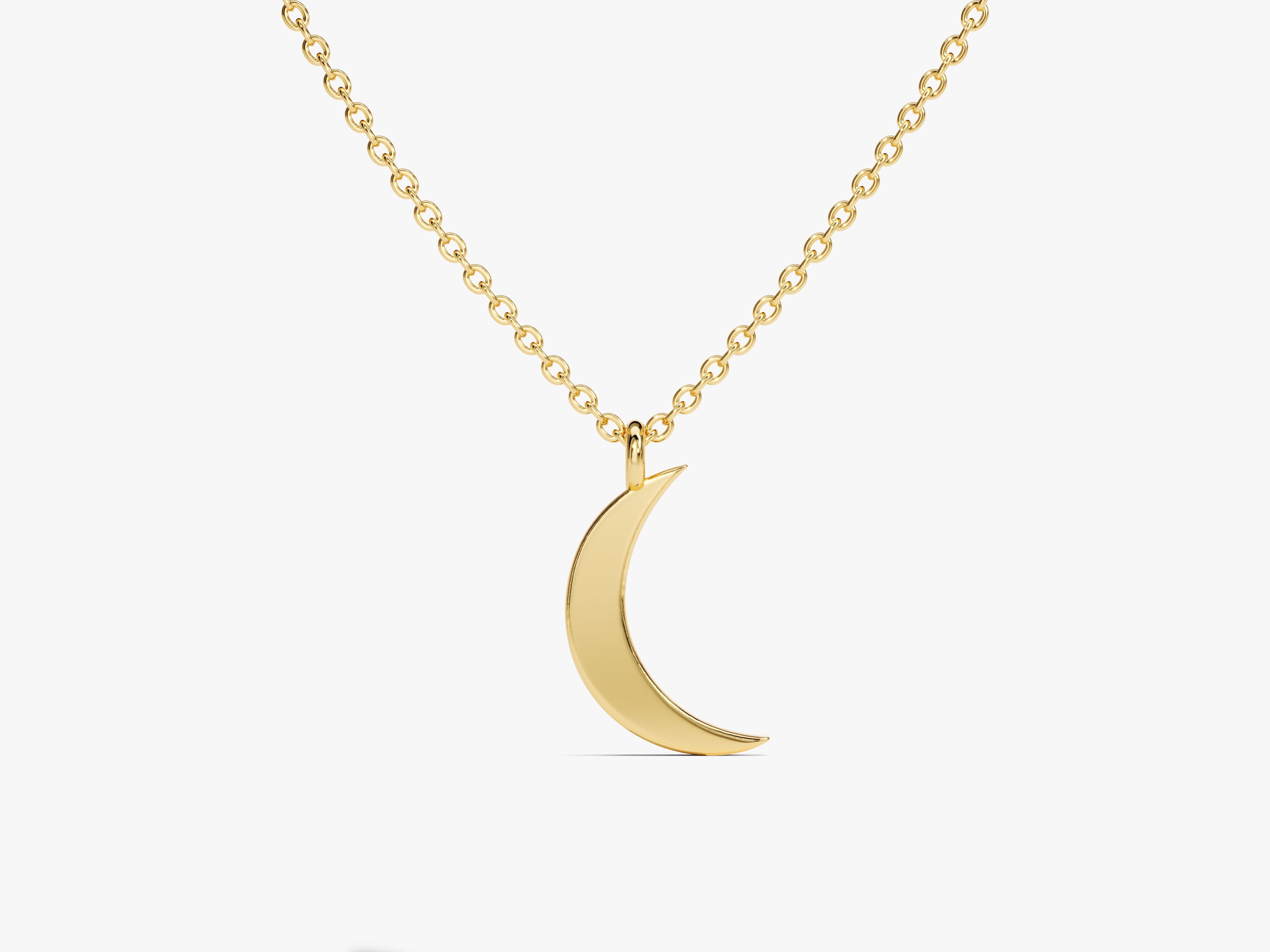 Mini Crescent Moon Necklace