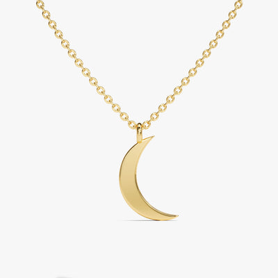 Mini Crescent Moon Necklace