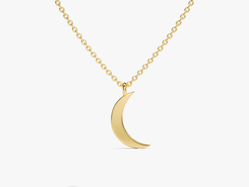 Mini Crescent Moon Necklace