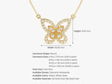 Double Butterfly Necklace