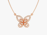 Double Butterfly Necklace