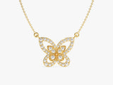 Double Butterfly Necklace