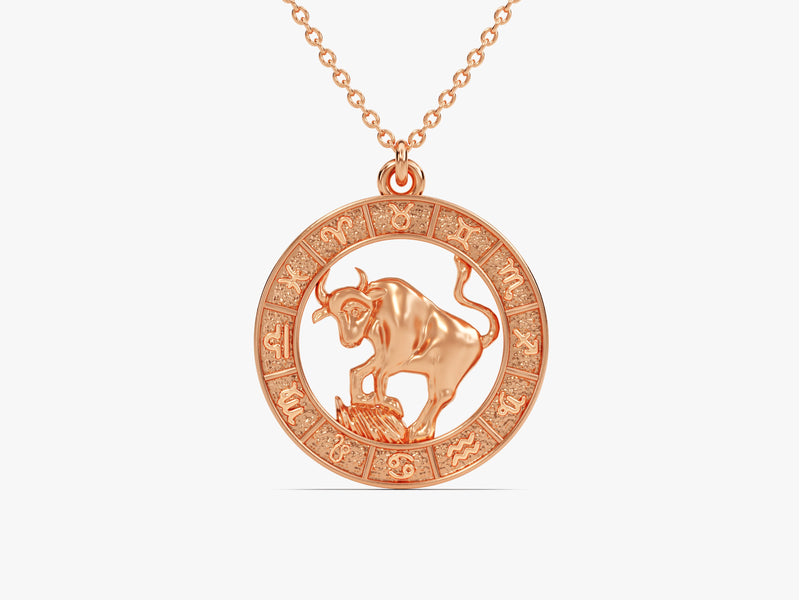 Taurus Charm Necklace