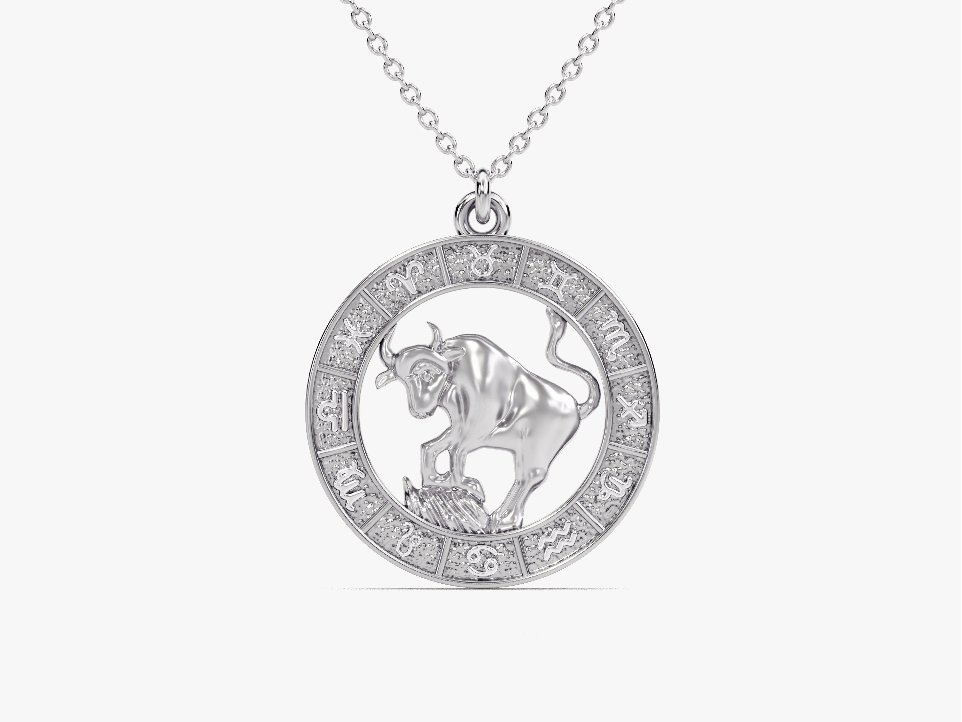 Taurus Charm Necklace