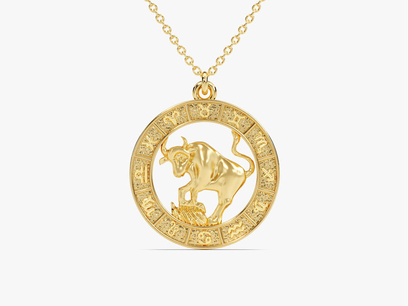 Taurus Charm Necklace