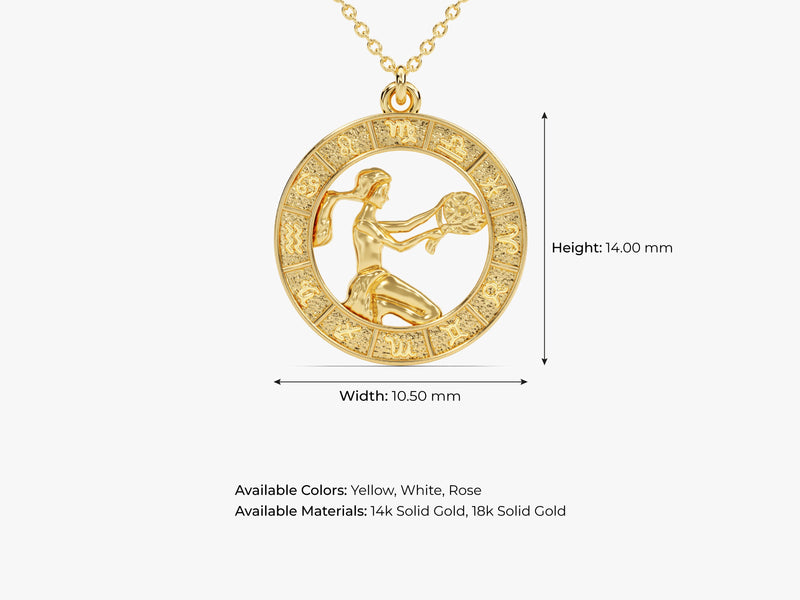 Aquarius Charm Necklace