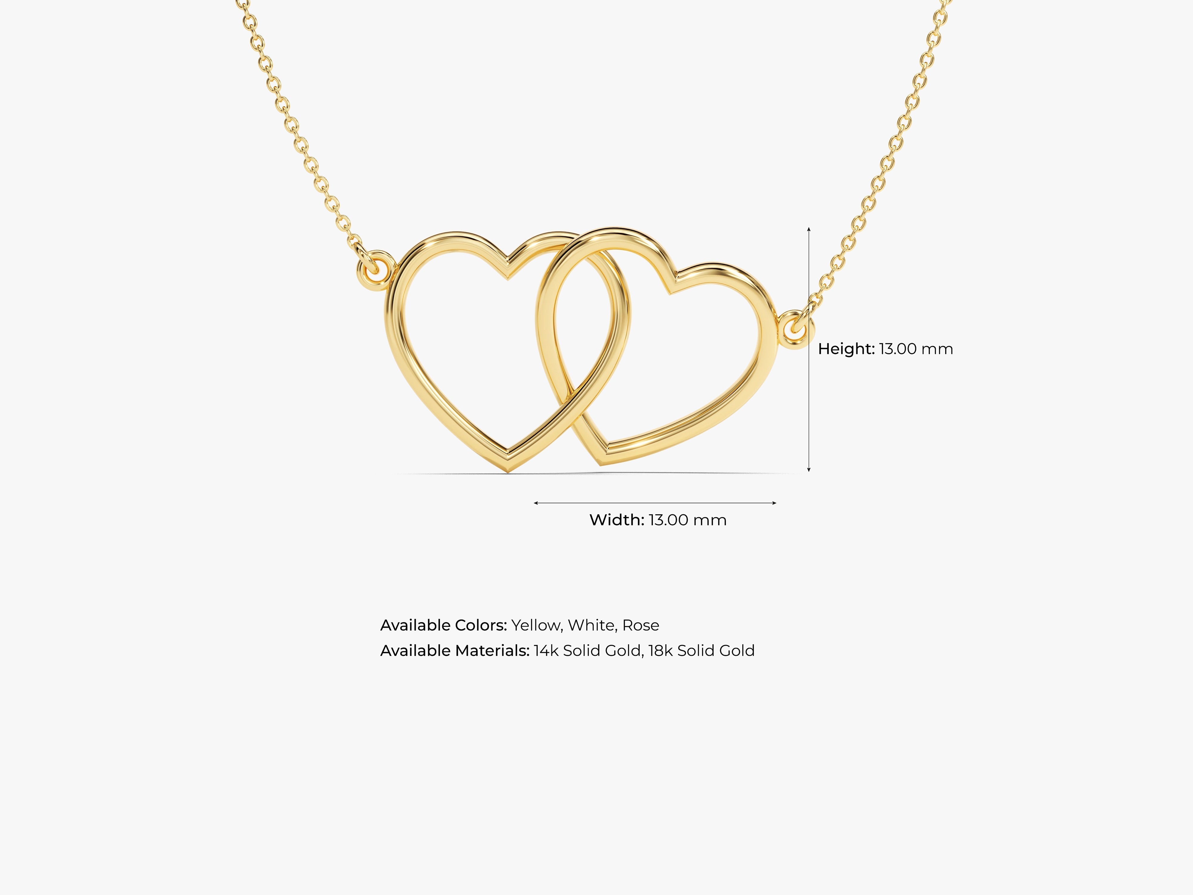 Interlocking Hearts Necklace