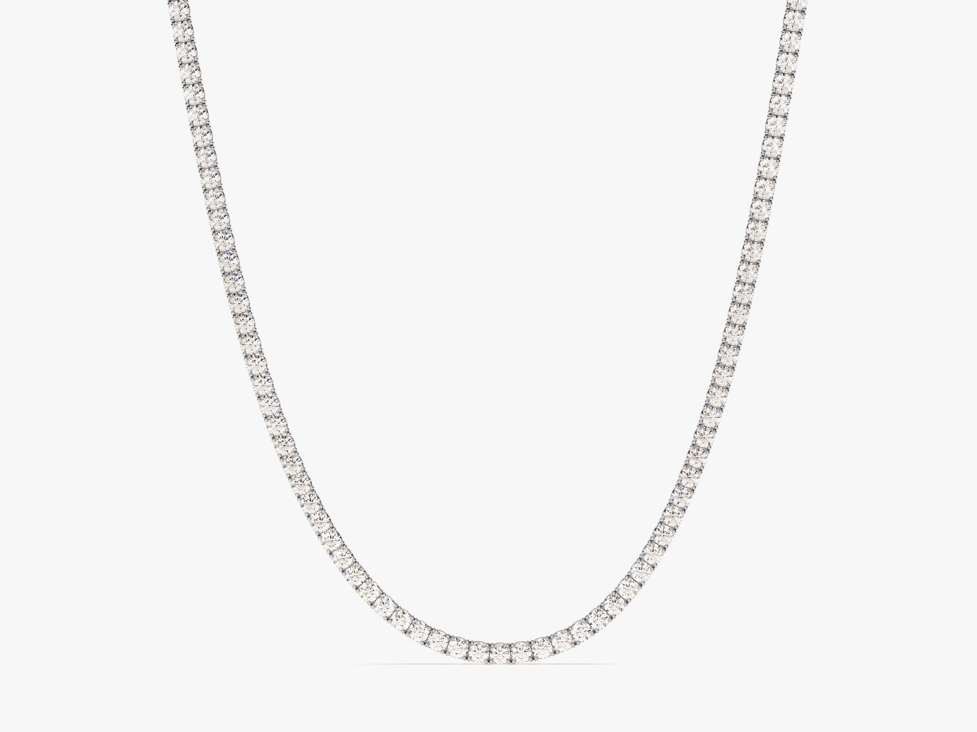 Diamond tennis necklace, fine jewelry, luxury accessory