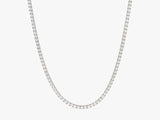 Diamond tennis necklace, fine jewelry, luxury accessory