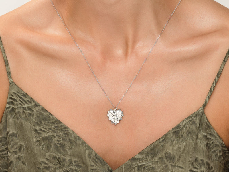 Heart Initial Necklace