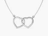 Interlocking Bold Hearts Necklace