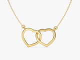 Interlocking Bold Hearts Necklace