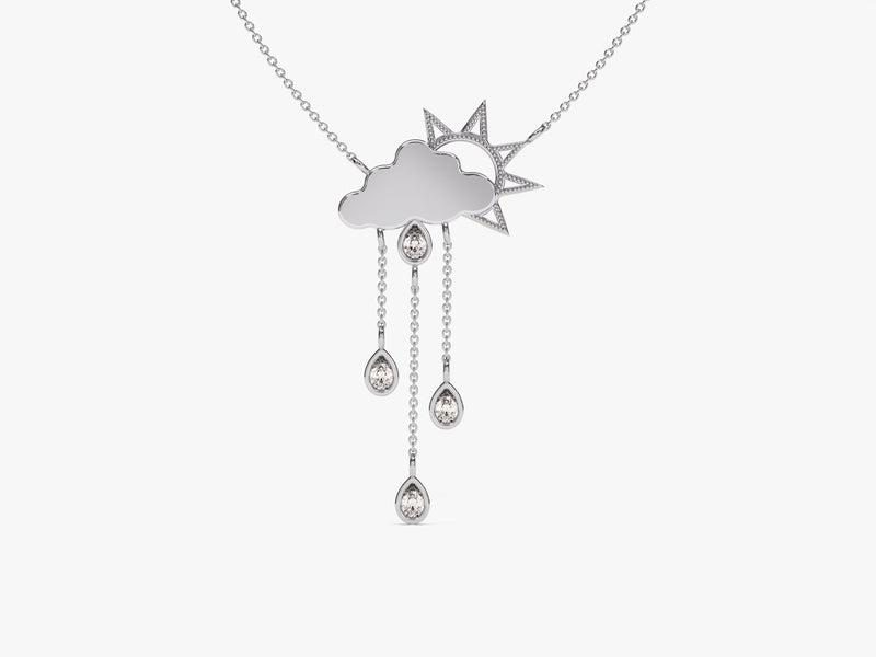 Rain Cloud Necklace