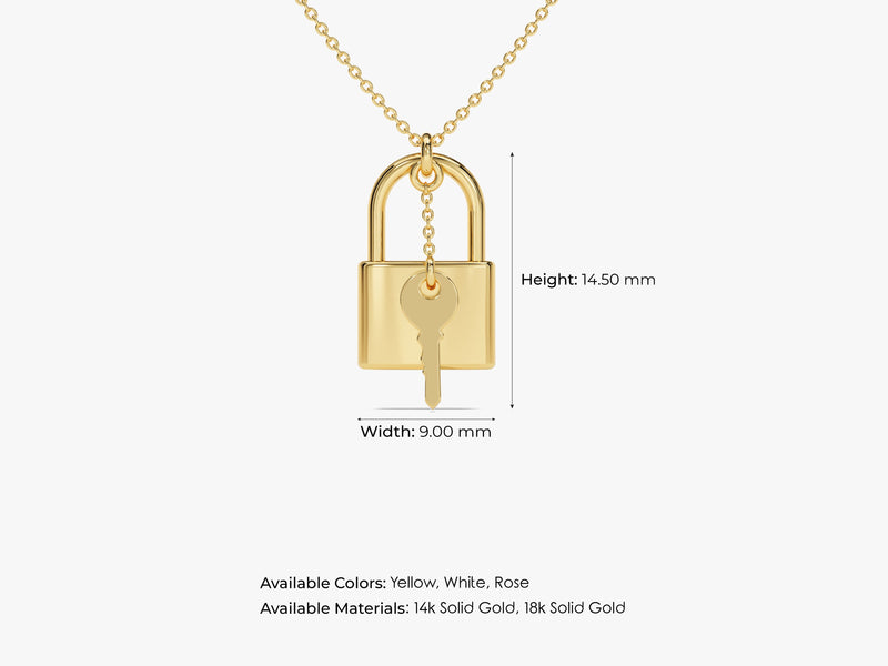 Lock & Key Necklace
