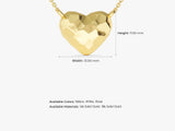 Hammered Heart Necklace