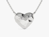 Hammered Heart Necklace