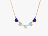 Heart Birthstone Necklace