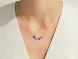 Heart Birthstone Necklace