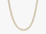 Gold diamond tennis necklace for jewelry lovers