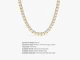 Moissanite Tennis Necklace (4.50 mm)