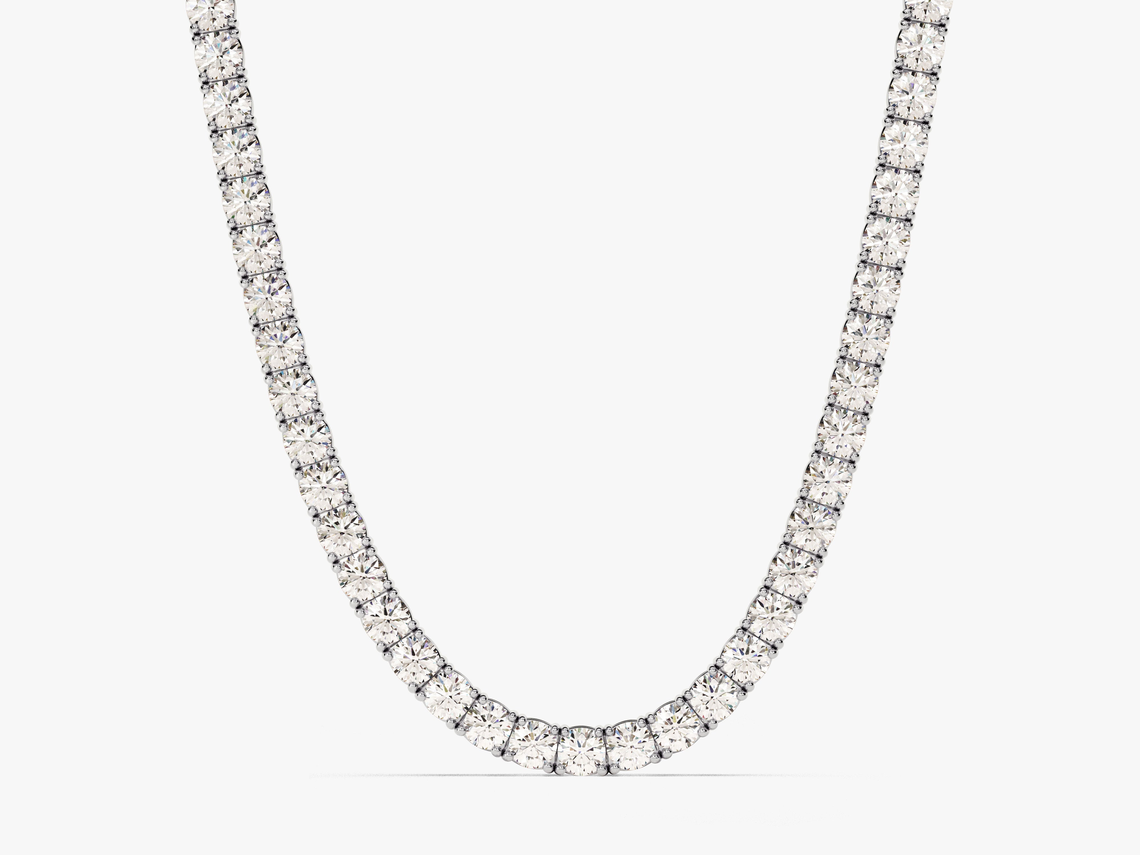 Diamond tennis necklace, luxury jewelry, fine craftsmanship, sparkling gems