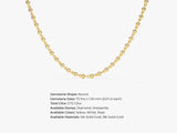 1.30 mm Bezel Lab Diamond Tennis Necklace