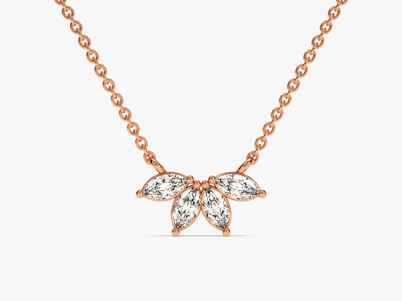 Marquise Crown Necklace